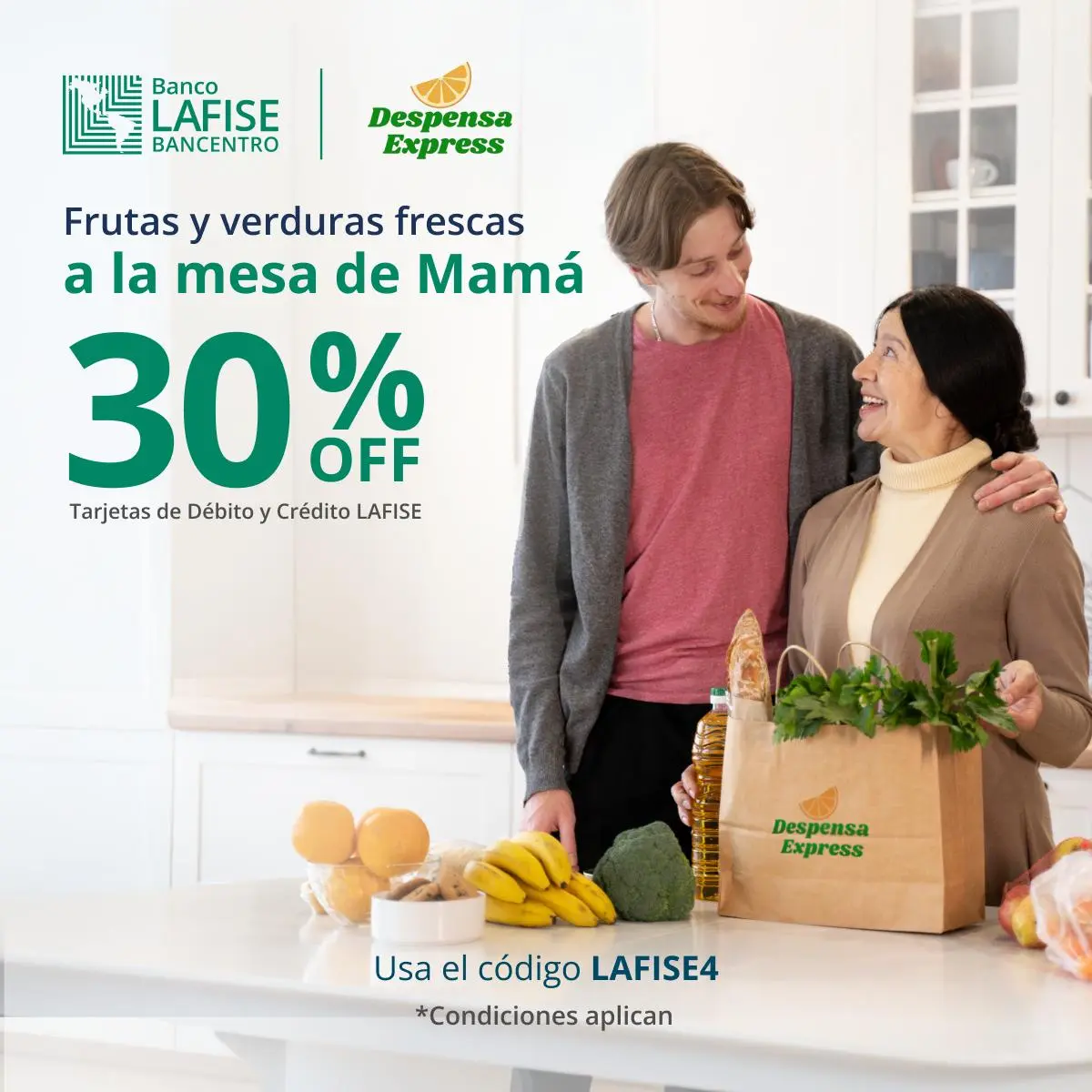 Regalo del dia de la madre Nicaragua Descuento para canasta basica compras de supemercado Despensa Express Nicaragua
